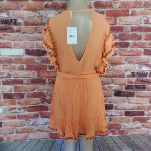 Free People Weekend Brunch Mini Dress Medium NWT - Picture 5 of 6
